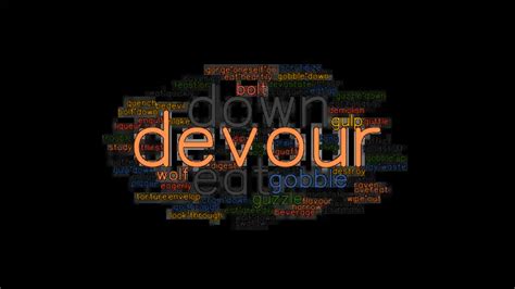 devour synonym|devour definition antonym.